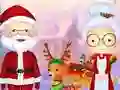 Permainan Pengembaraan Krismas Encik dan Puan Santa talian