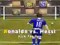 Permainan Messi vs Ronaldo Kick Tac Toe talian