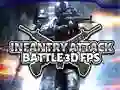 Permainan Serangan Infantri Pertempuran 3D FPS talian