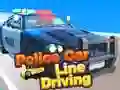 Permainan Pemanduan Kereta Polis dalam Garisan talian