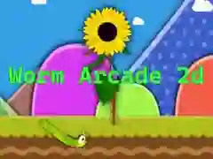Permainan Worm Arcade 2D talian Permainan Worm Arcade 2D talian