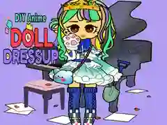 Permainan DIY Menggayakan Anak Patung Anime talian