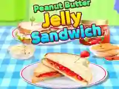 Permainan Sandwic mentega kacang dan jem talian Permainan Sandwic mentega kacang dan jem talian