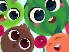 Permainan Buah Lucu: Gabungkan dan Kumpul Semangka talian