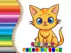 Permainan Buku Mewarnai Kucing Cute talian