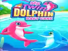 Permainan Penjagaan Bayi Dolphin Kembar Saya talian