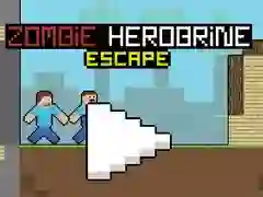 Permainan Melarikan Diri daripada Zombie Herobrine talian