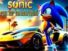 Permainan Sonic Berlari untuk Lamborghini talian