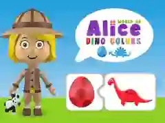 Permainan Dunia Warna Dino Alice talian