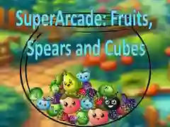 Permainan SuperArcade: Buah, Lembing dan Kiub talian
