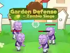 Permainan Pertahanan Taman - Pengepungan Zombie talian