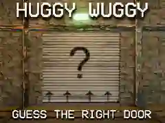 Permainan Huggy Wuggy Tebak pintu yang betul talian