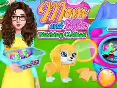 Permainan Ibu dan Taylor Mencuci Pakaian talian