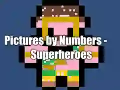 Permainan Gambar Mengikut Nombor - Superhero talian