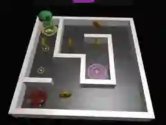 Permainan Maze 3D dan Robot talian