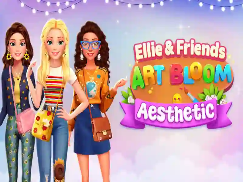 Permainan Ellie dan rakan -rakan seni mekar estetik talian