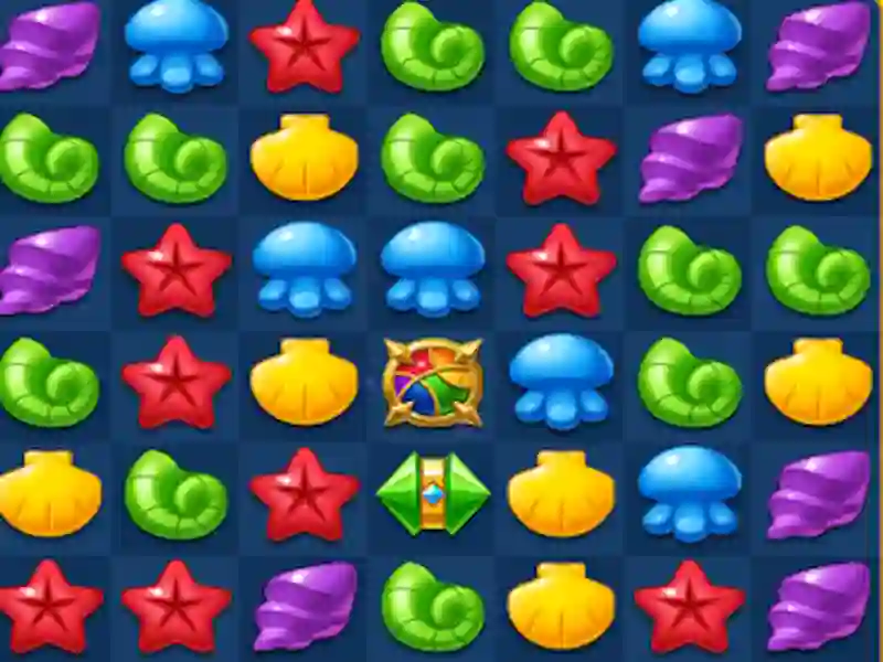 Permainan Pertandingan Ledakan Lautan 3 talian