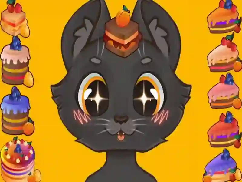 Permainan Perniagaan manis kucing: kek talian