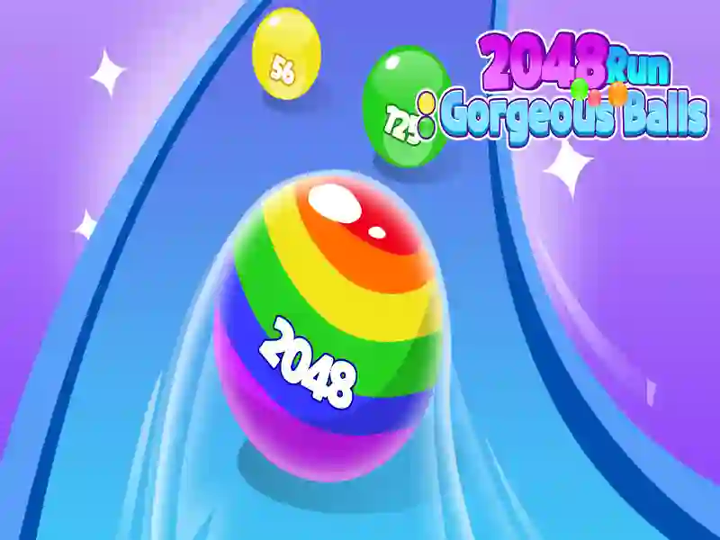 Permainan 2048 menjalankan bola cantik talian