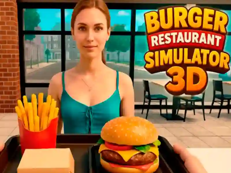 Permainan Burger Restaurant Simulator 3D talian
