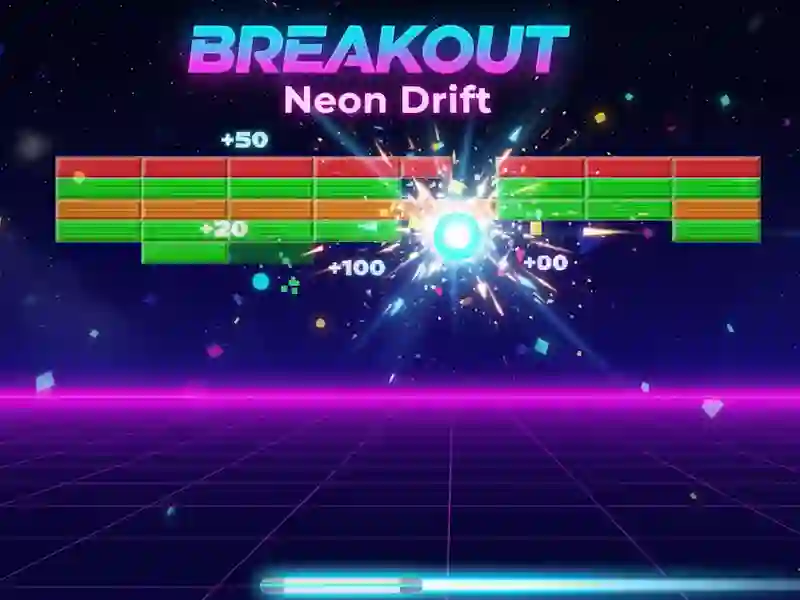 Permainan Hanyutan Neon Breakout talian