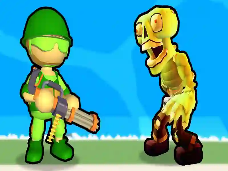 Permainan Pemusnahan Zombie Stickman talian