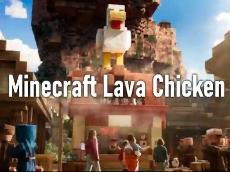 Permainan Minecraft Lava Chicken talian