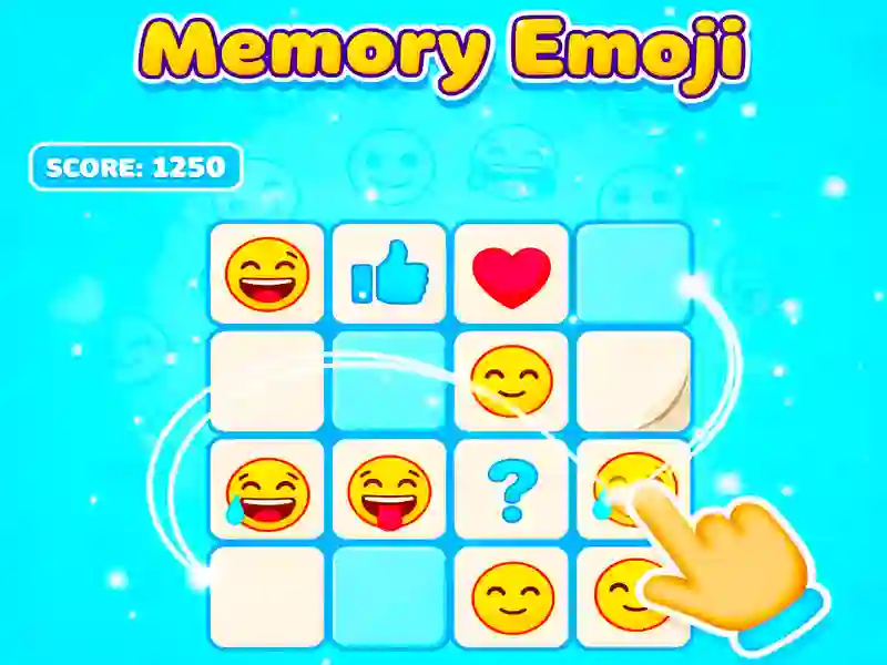 Permainan Emoji Memori talian