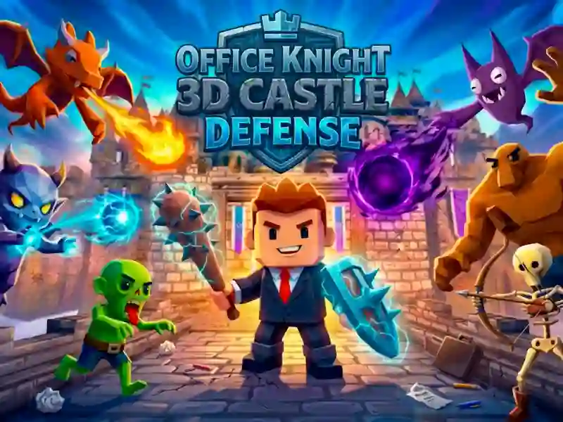 Permainan Office Knight 3D Castle Defense talian