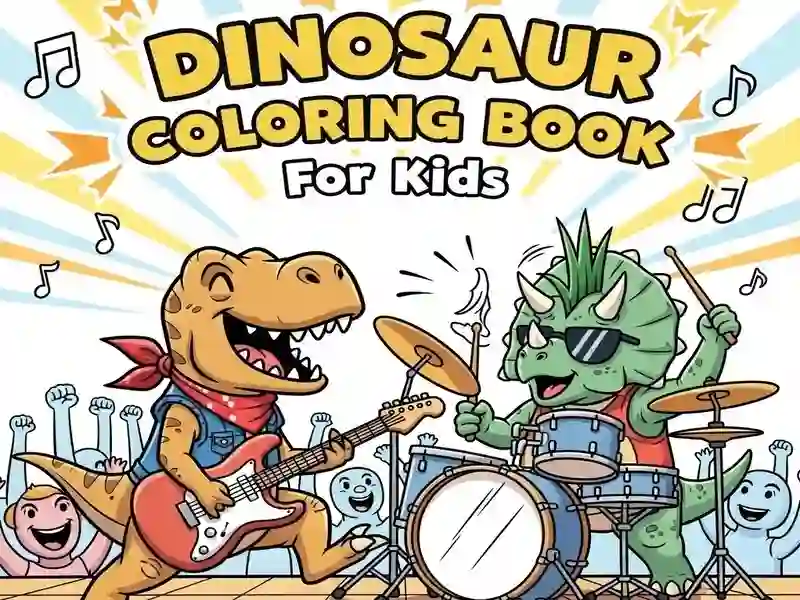 Permainan Buku pewarna dinosaur untuk kanak-kanak talian