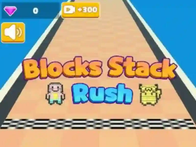 Permainan Blok Stack Rush talian