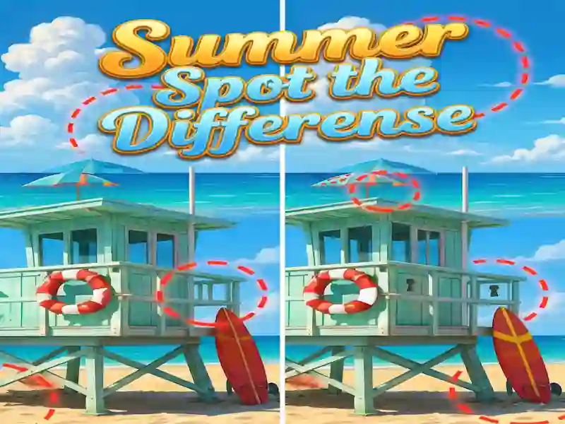Permainan Summer Spot the Differense talian