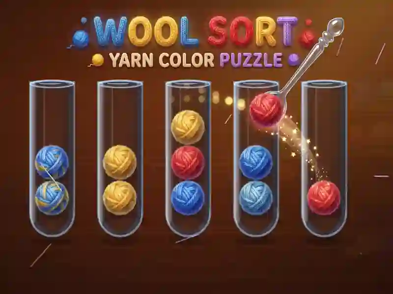 Permainan Wool Sort Yarn Color Puzzle talian