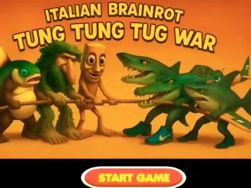 Permainan Brainrot Itali Tung Tung Tug War talian
