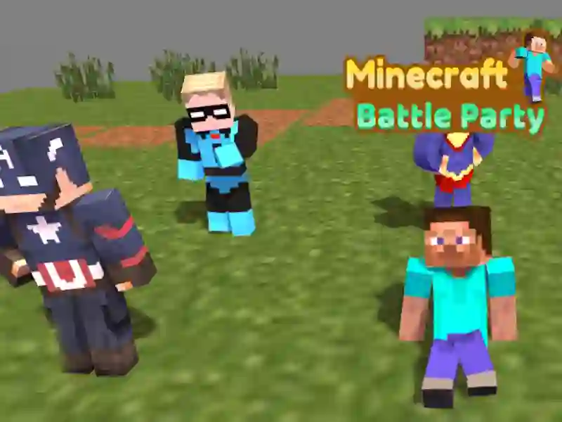 Permainan Parti Pertempuran Minecraft talian