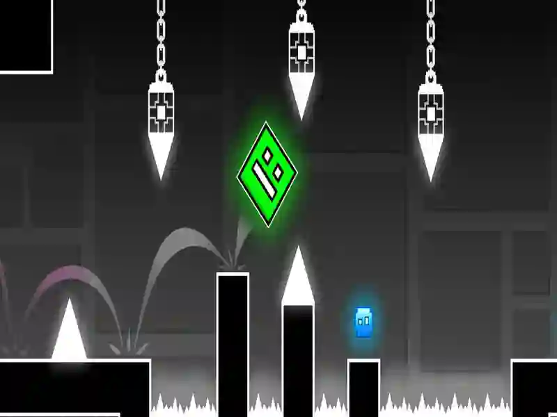 Permainan Platformer Geometri talian
