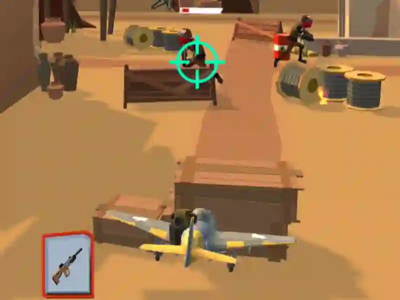 Permainan Bombardino Crocodilo Brainrot Gunner talian