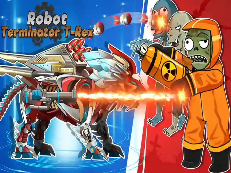 Permainan Robot terminator t rex talian