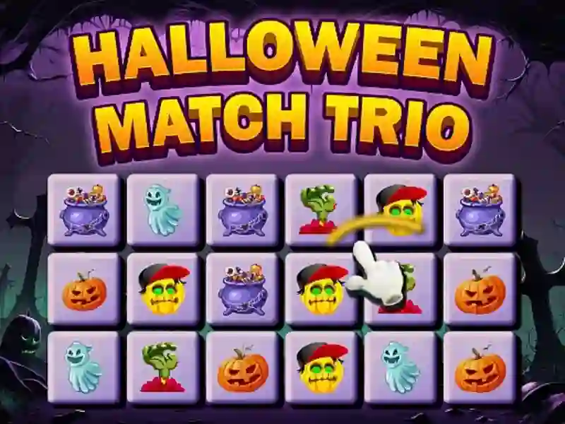 Permainan Halloween Match Trio talian Permainan Halloween Match Trio talian