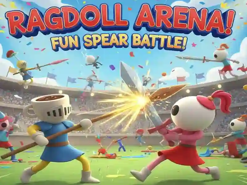 Permainan Ragdoll Arena! Pertempuran Spear yang menyeronokkan! talian