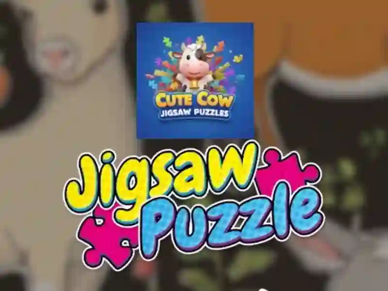 Permainan Teka-teki jigsaw lembu comel talian Permainan Teka-teki jigsaw lembu comel talian