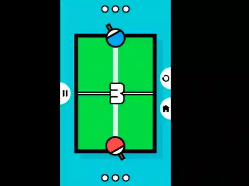 Permainan Ping Pong Tennis Jadual 2D talian Permainan Ping Pong Tennis Jadual 2D talian