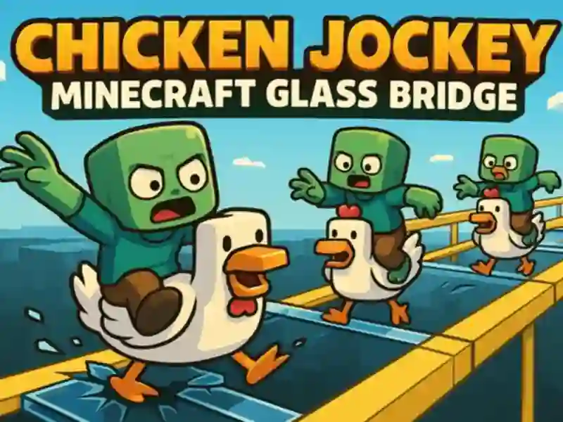 Permainan Joki Ayam: Jambatan Kaca Minecraft talian