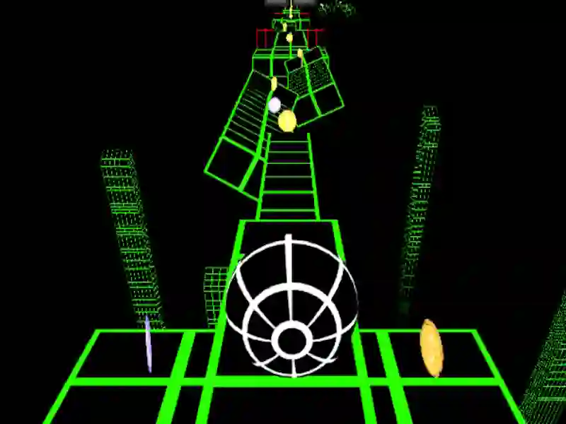 Permainan Cerun bola neon talian