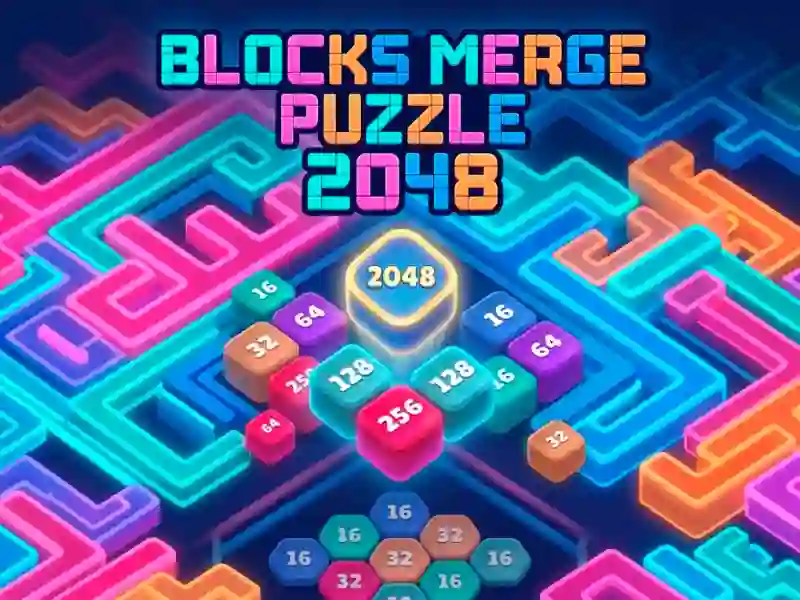 Permainan Blocks Merge Puzzle 2048 talian
