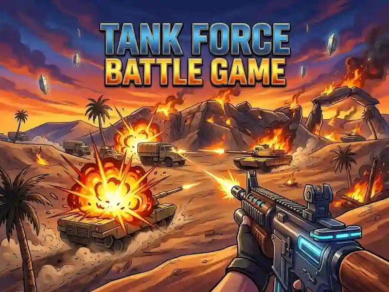 Permainan Tank Force Battle Game talian