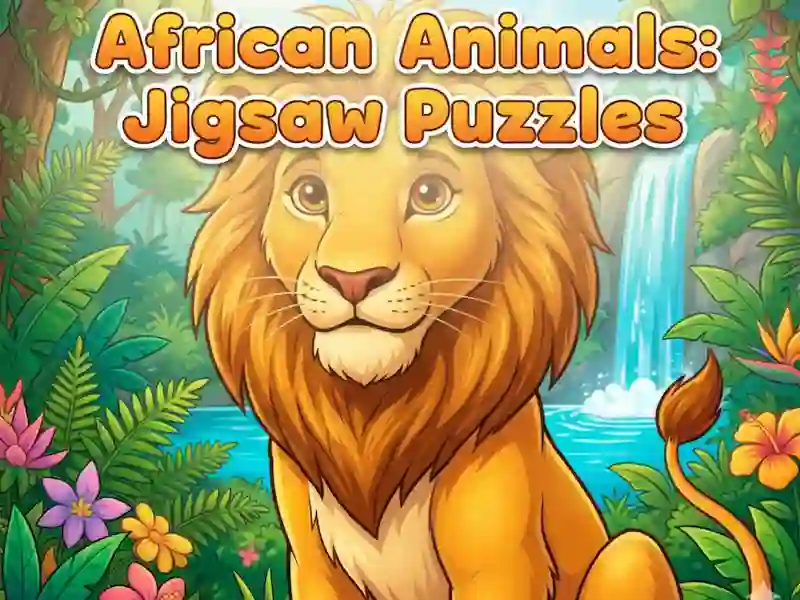 Permainan Haiwan Afrika: Jigsaw Puzzles talian