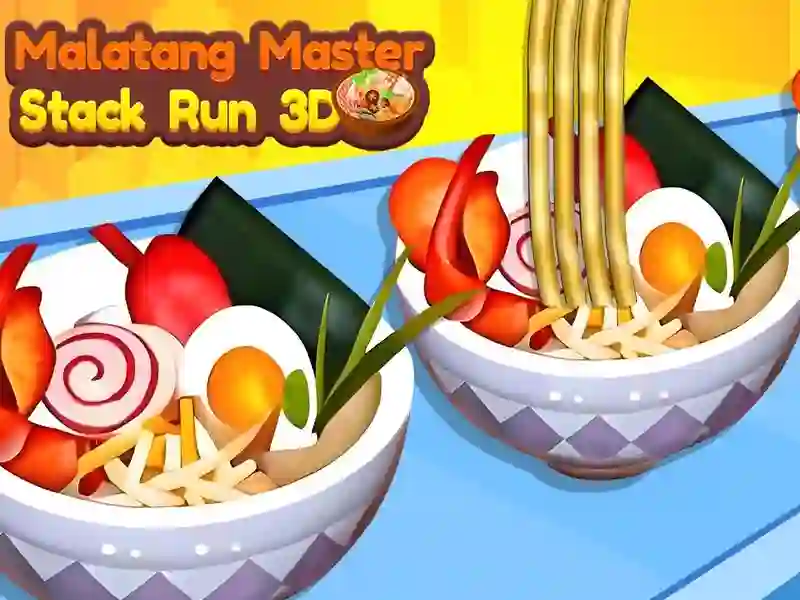 Permainan Malatang Master Stack Run 3D talian