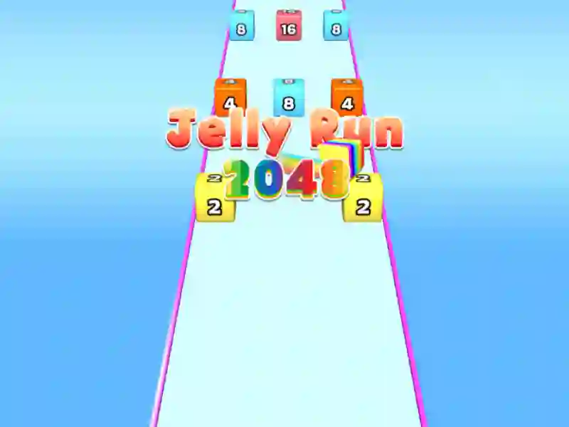 Permainan Jelly Run 2048 talian