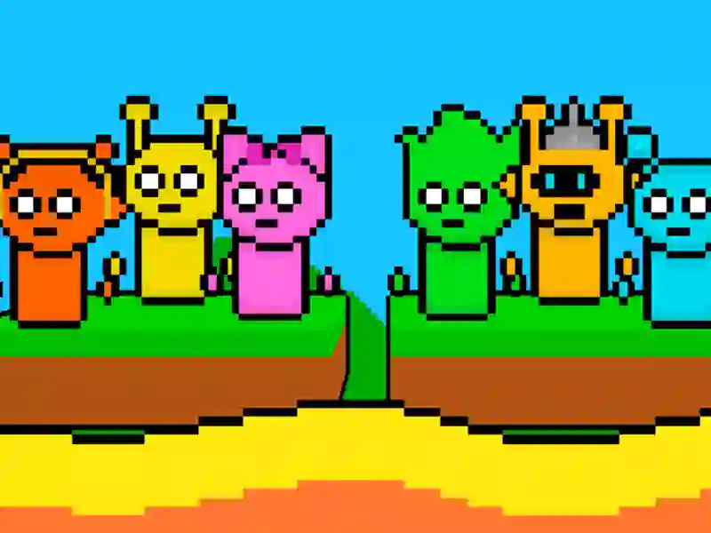 Permainan Sprunki Lava Escape 2 Player talian Permainan Sprunki Lava Escape 2 Player talian